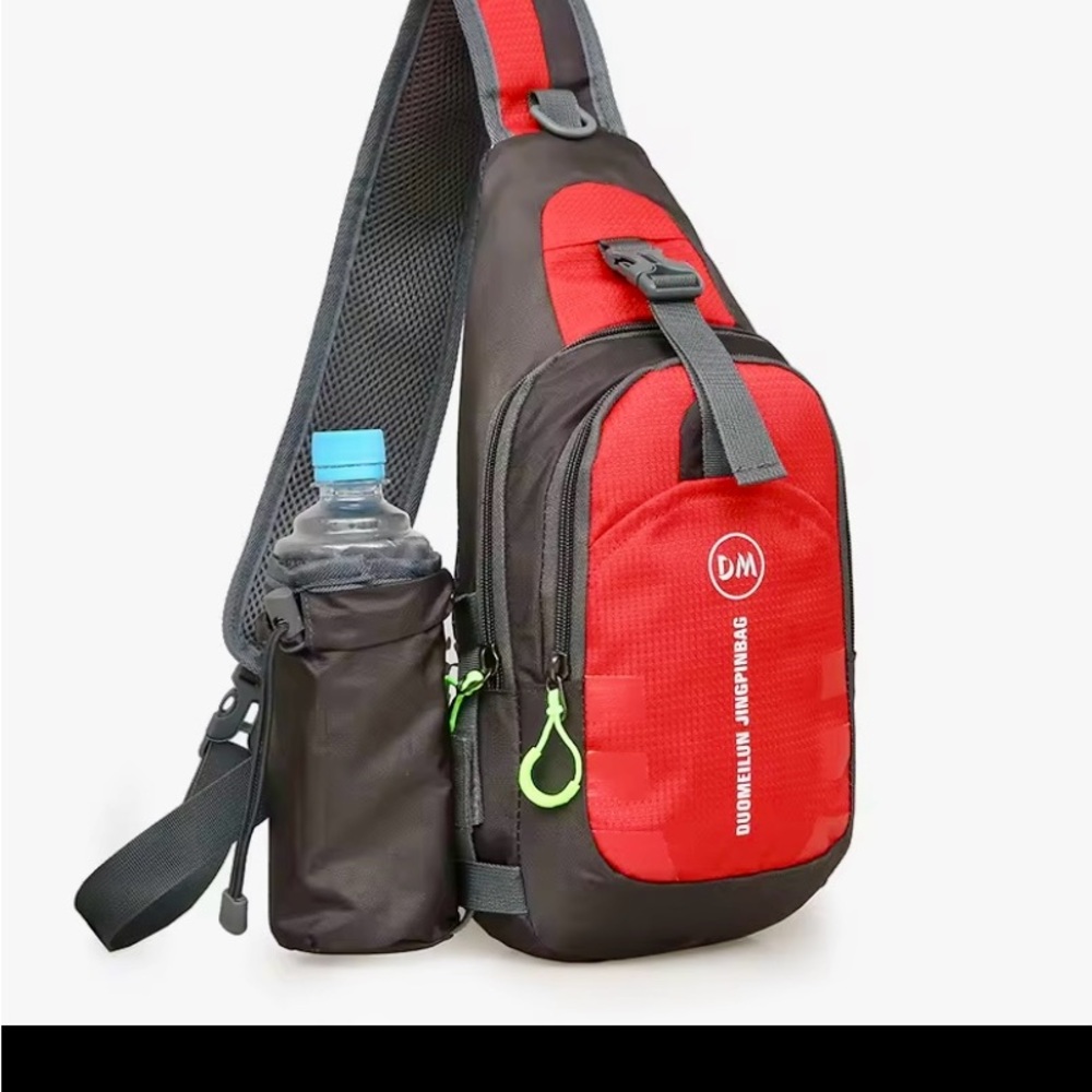 Red and Black Shoulder Bags with Sleek Design